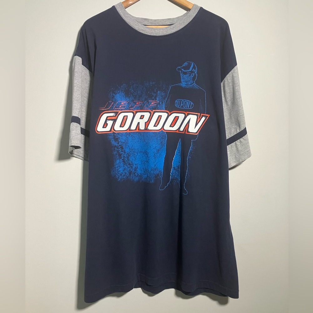Vintage Jeff Gordon Chase authentics graphic print NASCAR racing T-shirt XLT